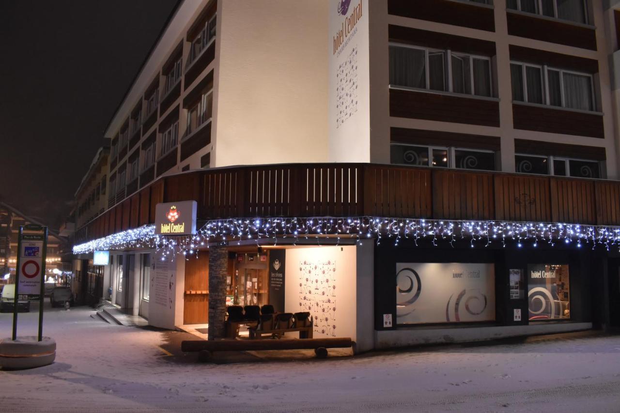 Hotel Central, Spa & Lounge Bar Crans-Montana Kültér fotó