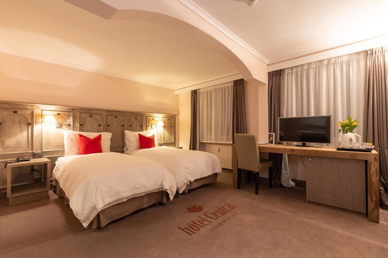Hotel Central, Spa & Lounge Bar Crans-Montana Kültér fotó
